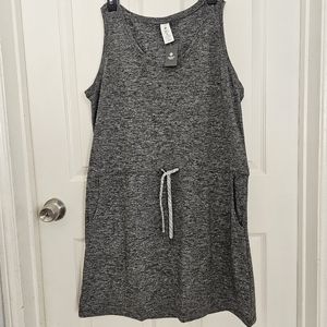 Member's mark Women's Dress Size XL Color gray  Soft Dress Stretch